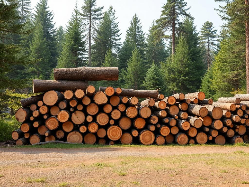 Abattage de cyprès hauts dans un jardin